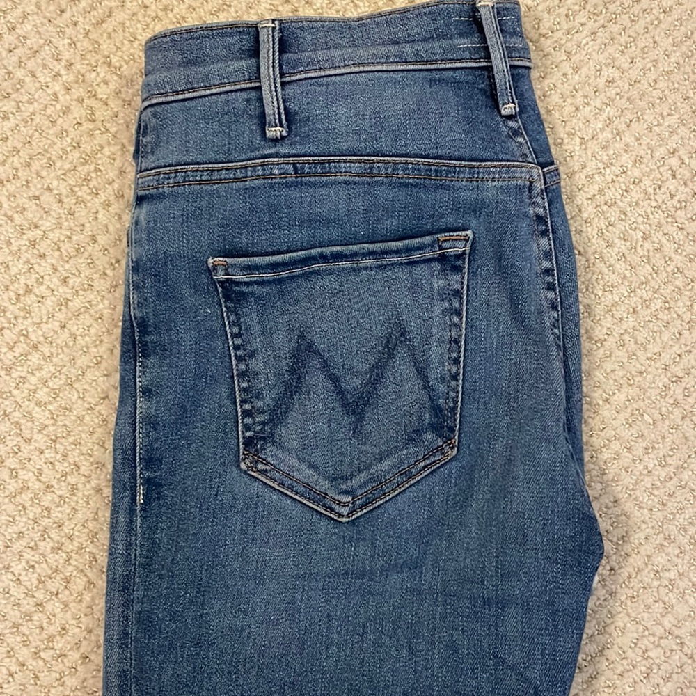 MOTHER Hustler Ankle Fray jeans